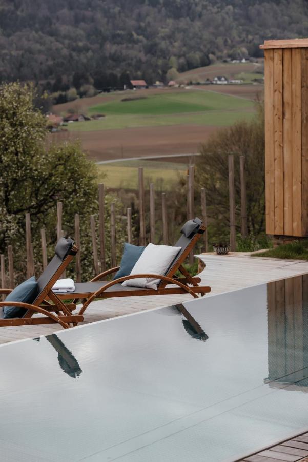 Am Wildbachberg - Luxus Ferienhaeuser Mit Infinitypool, Privatsauna Und Weinkeller Deutschlandsberg Exterior photo